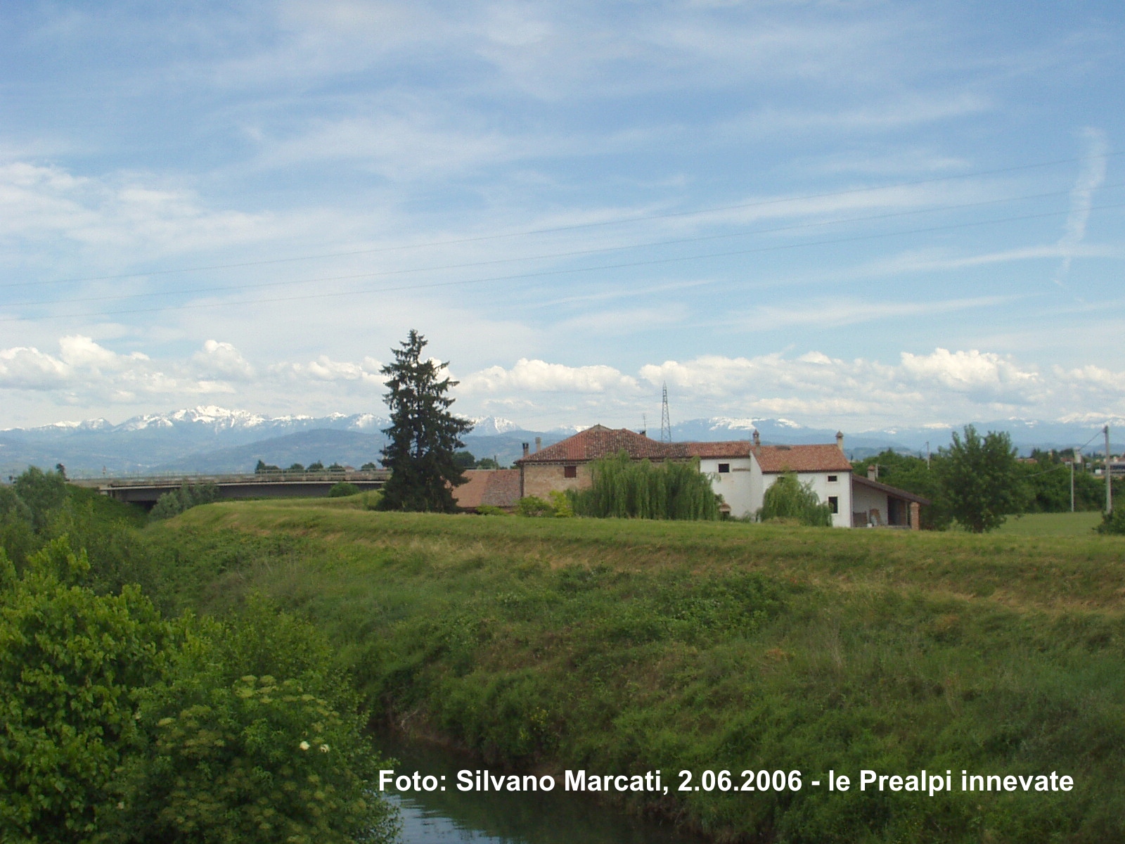 2.06.2006 - le Prealpi innevate viste da Cologna